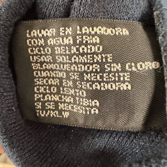 Vtg J. Ferrar T-Shirt Men Small Blue Ribbed Short Sleeve 80% Rayon 20% Polyester - Picture 6 of 8